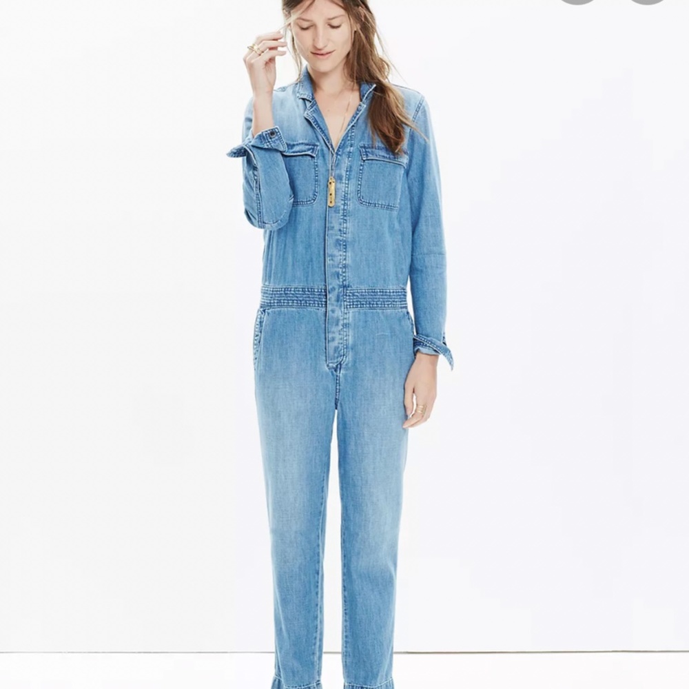 Madewell Denim Riveter Coveralls